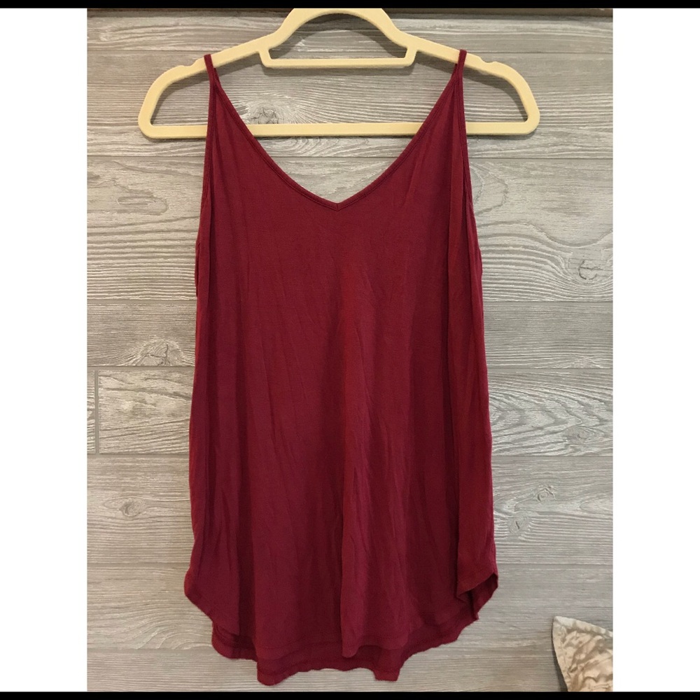 red tank top